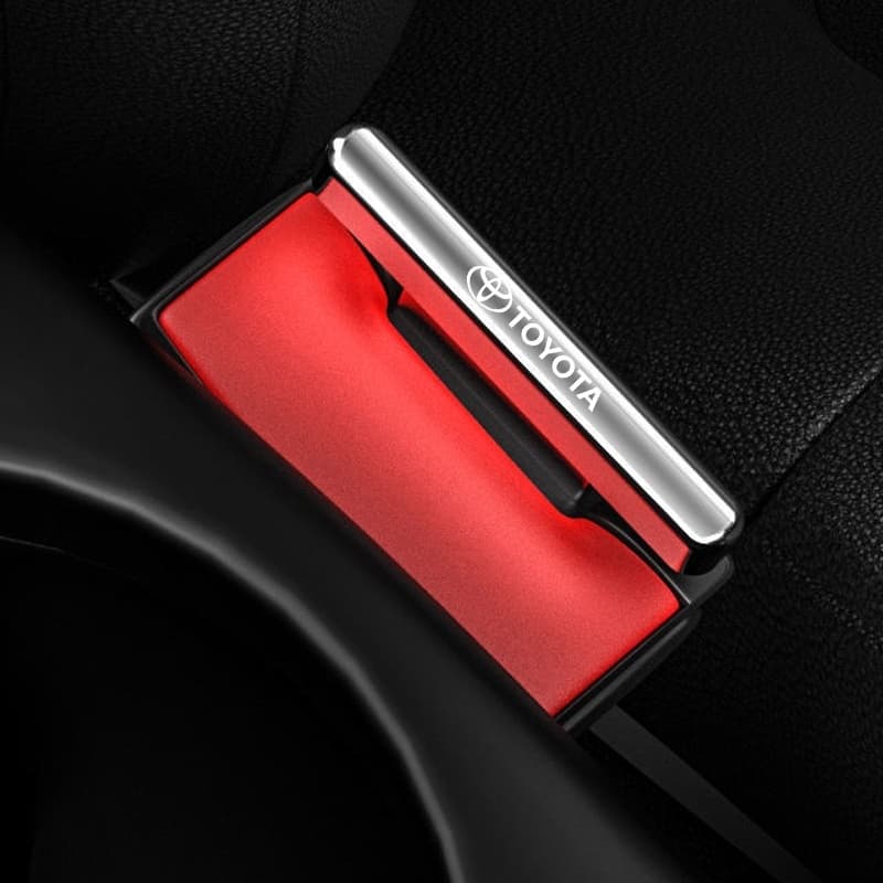 ZLWR Toyota หัวเข็มขัดนิรภัยรถยนต์ มินิ ล่องหน หัวเข็มขัดนิรภัยรถ วัสดุโลหะผสมสังกะสี อุปกรณ์รถ ของแต่งรถ toyota แต่งรถ yaris cross,corolla cross,yaris ativ,Vios,Veloz,Camry รูปที่ 2