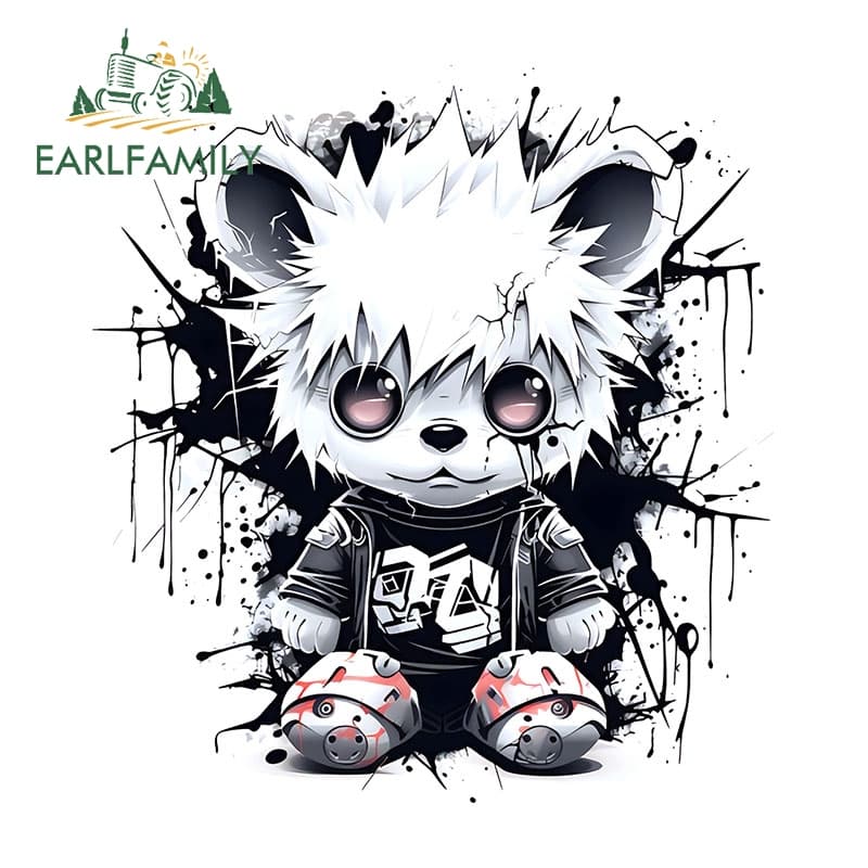 Earlfamily 13 ซม.Burryrickรถสติกเกอร์Creative Scratch-Proofรถเข็นCampervan WindowsไวนิลDecals Fashinableกันน้ําการ์ตูนรถสินค้า รูปที่ 7