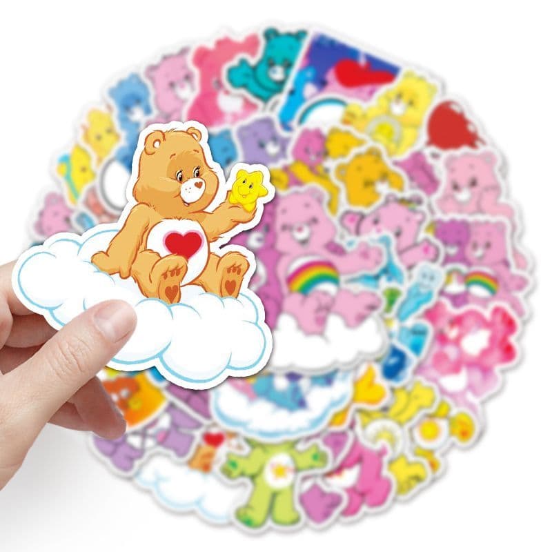 50 ชิ้น Funny Care หมีสติกเกอร์กันน้ํา DIY สําหรับโทรศัพท์แล็ปท็อปรถสติกเกอร์ Creative Home Decal รูปที่ 6