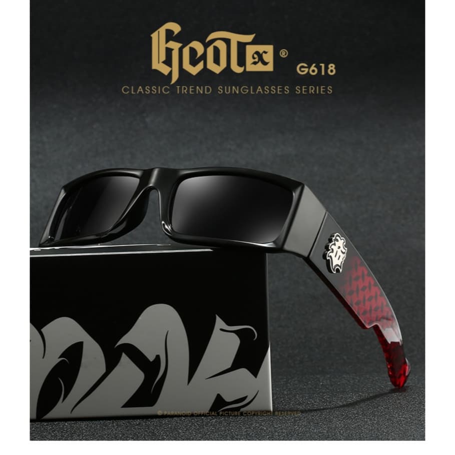 Gcotx Y2K West Coast แว่นกันแดดโพลาไรซ์ผู้ชายดีไซน์แบรนด์ รูปที่ 7