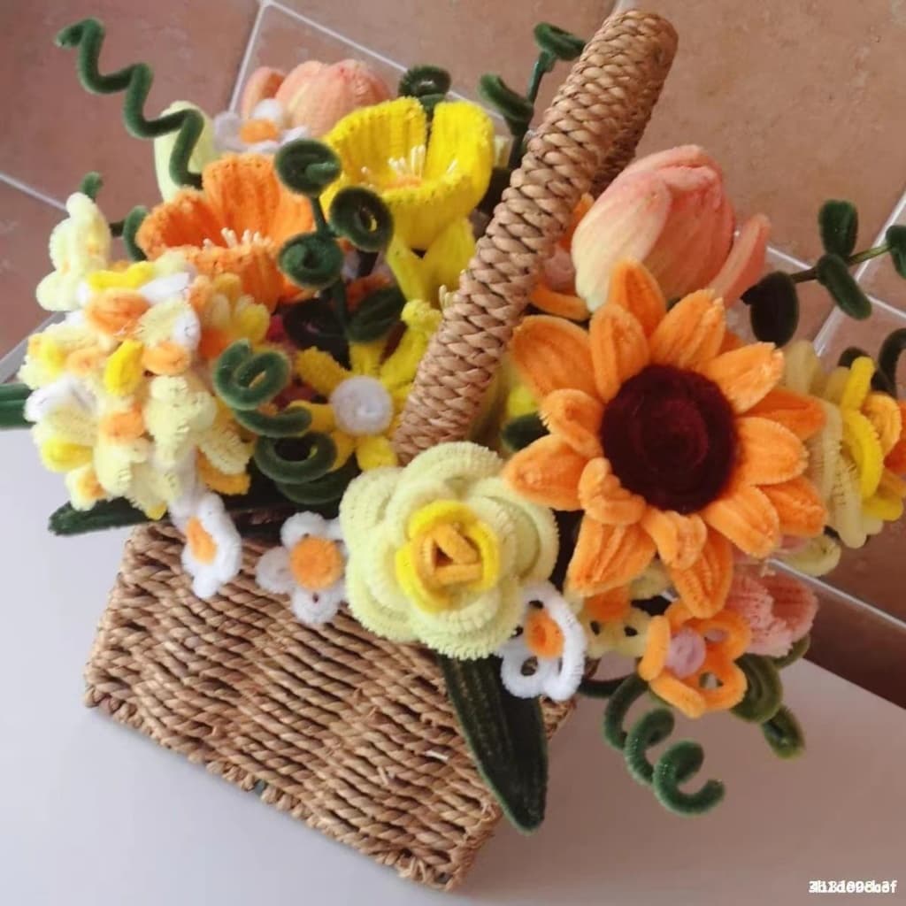 สินค้า ลวดกำมะหยี่ DIY แยกสี สร้างสรรค์งานประดิษฐ์ต่างๆ สำหรับงานฝีมือ สีสันสดใส สินค้าขายดี รูปที่ 5