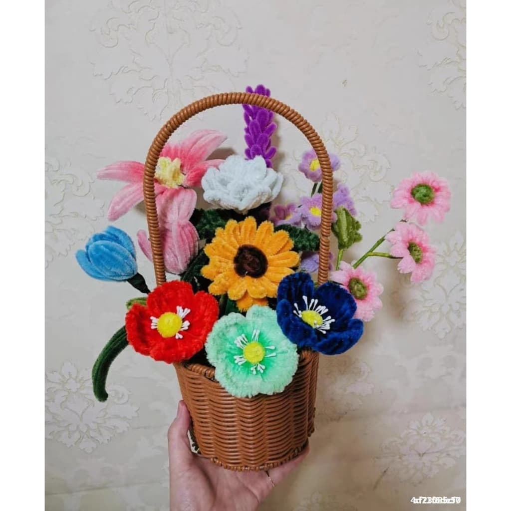 สินค้า ลวดกำมะหยี่ DIY แยกสี สร้างสรรค์งานประดิษฐ์ต่างๆ สำหรับงานฝีมือ สีสันสดใส สินค้าขายดี รูปที่ 6