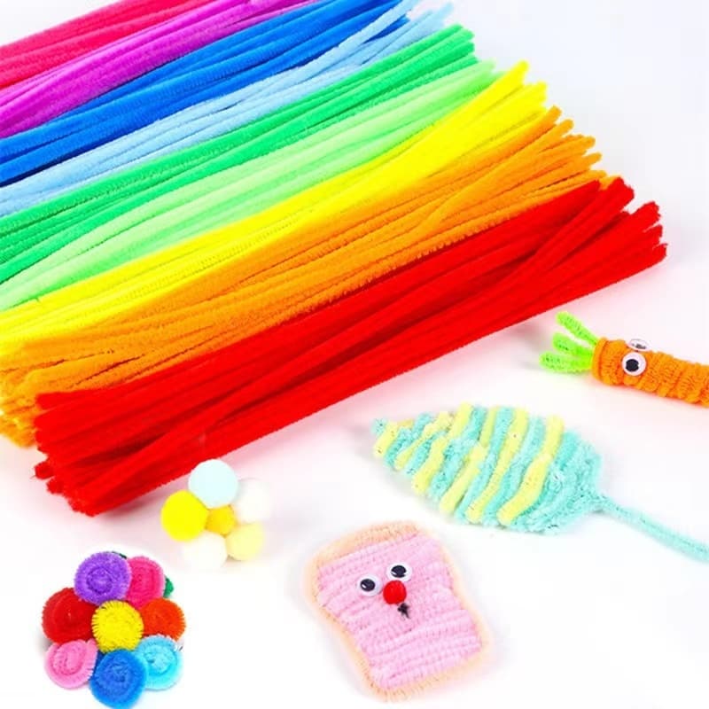 สินค้า ลวดกำมะหยี่ DIY แยกสี สร้างสรรค์งานประดิษฐ์ต่างๆ สำหรับงานฝีมือ สีสันสดใส สินค้าขายดี รูปที่ 7