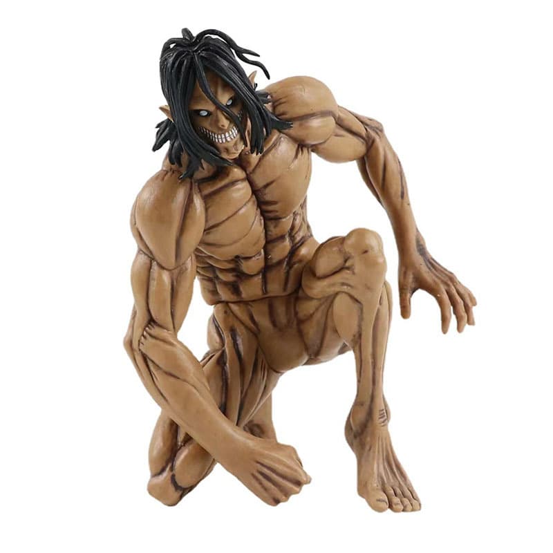 14 ซม.-15.5 ซม.โจมตีTitan Eren Jaeger Giant ver Eren Yeager Mikasa Ackerman Armin Arlert Levi Action Figureตุ๊กตารูปของเล่นเด็กคริสต์มาสของขวัญ รูปที่ 7