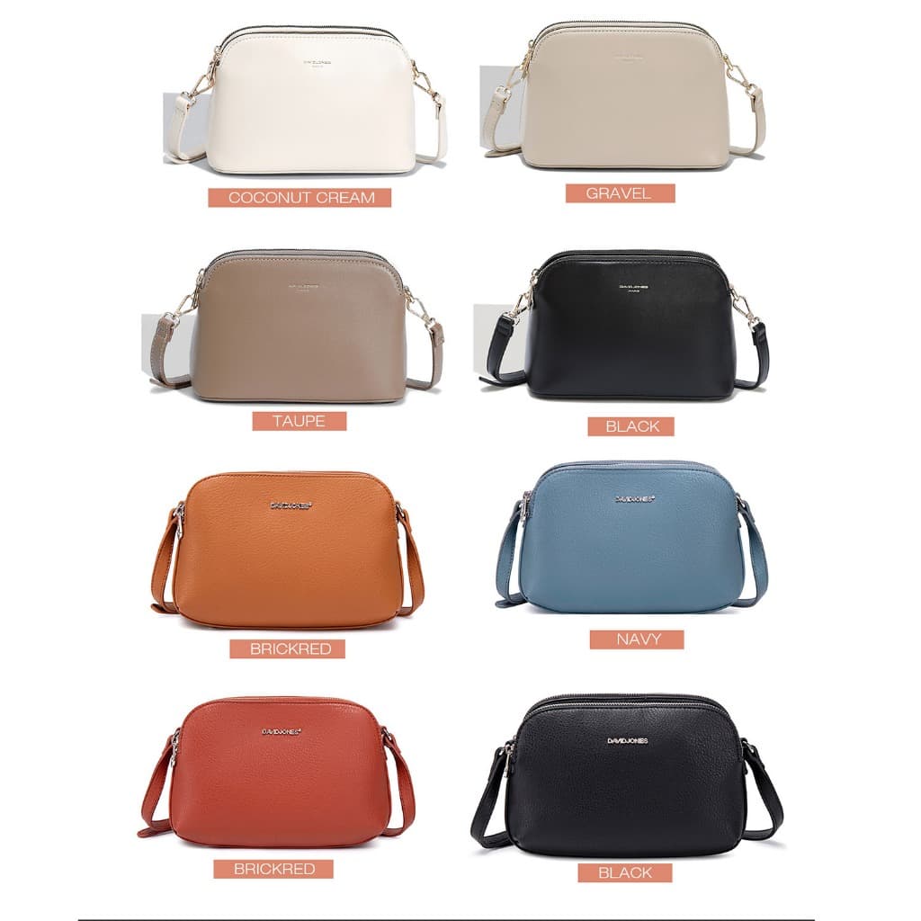 David Jones Paris 2025 Spring Summer New Collection Designer Women Crossbody Bags หนัง pu หญิง กระเป๋านุ่มและนุ่ม รูปที่ 4