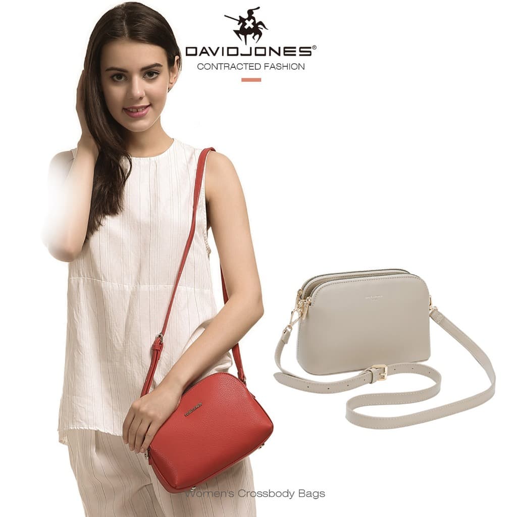 David Jones Paris 2025 Spring Summer New Collection Designer Women Crossbody Bags หนัง pu หญิง กระเป๋านุ่มและนุ่ม รูปที่ 3