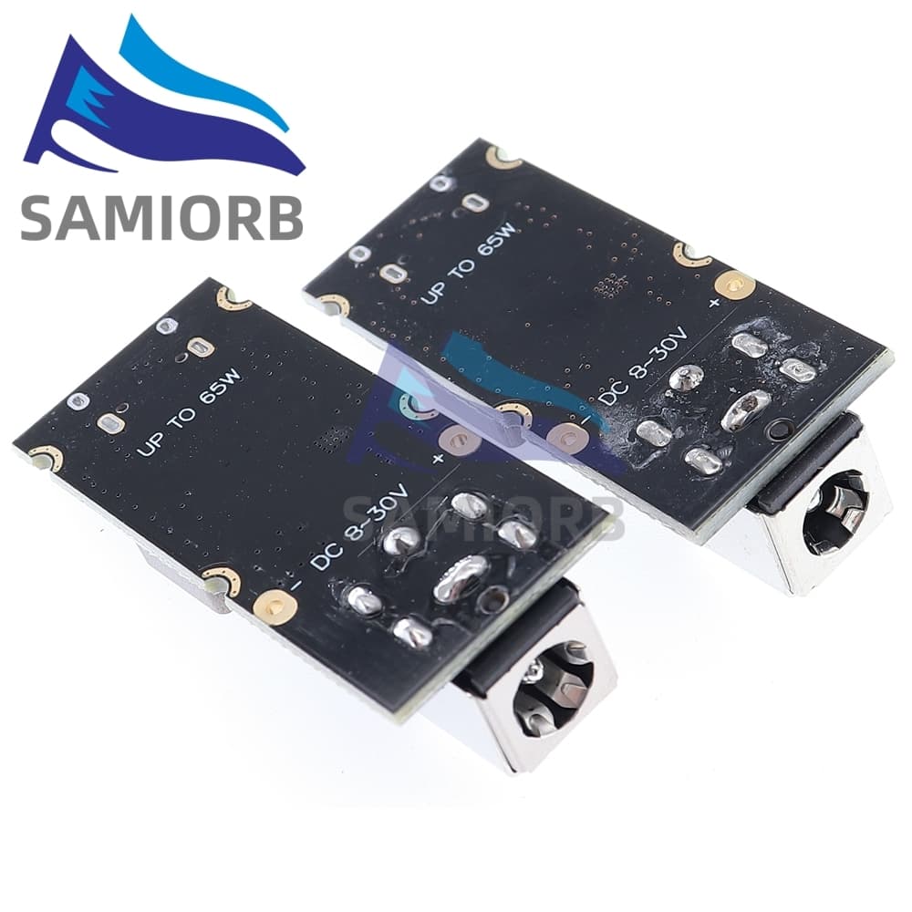 Samirob QC4.0 QC3.0 Type-C USB PD65W Fast Charging อะแดปเตอร์โมดูล DC8-32V 3.25A 65W ขั้นตอนลงโมดูลสําหรับ Huawei SCP/FCP Apple PD รูปที่ 6