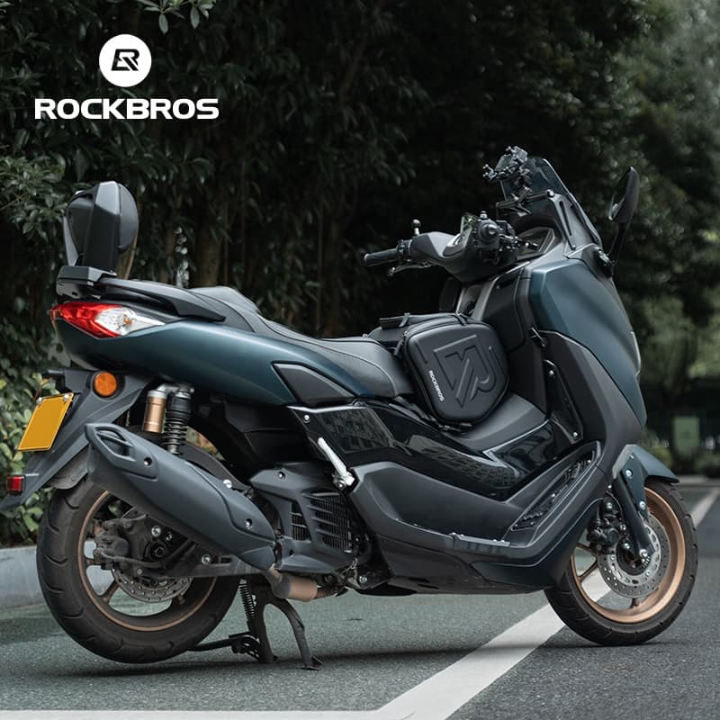 ROCKBROS กระเป๋าถังน้ำมันมอเตอร์ไซค์ EVA เปลือกแข็ง ความจุ 14L ใหญ่ มั่นคง กระเป๋าสามเหลี่ยมสำหรับมอเตอร์ไซค์สกู๊ตเตอร์ อุปกรณ์เสริมมอเตอร์ไซค์ รูปที่ 7