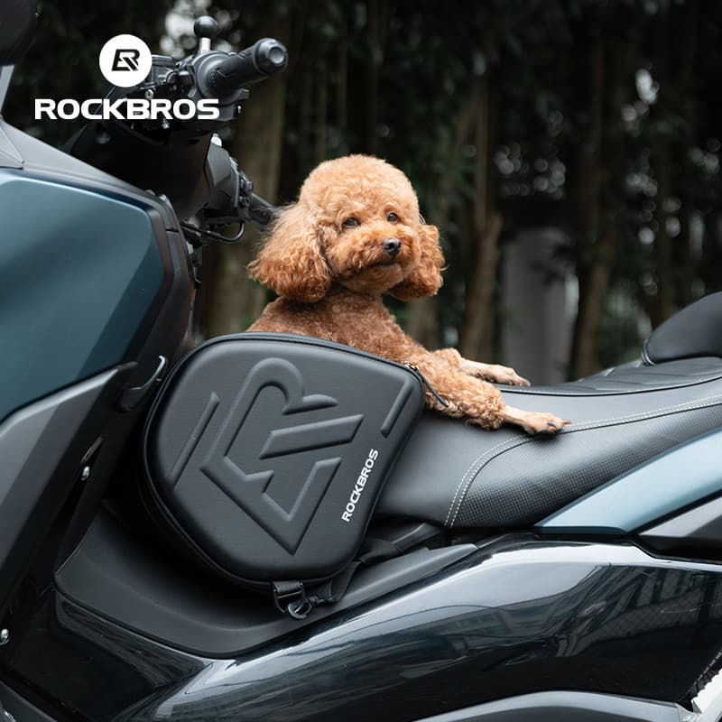 ROCKBROS กระเป๋าถังน้ำมันมอเตอร์ไซค์ EVA เปลือกแข็ง ความจุ 14L ใหญ่ มั่นคง กระเป๋าสามเหลี่ยมสำหรับมอเตอร์ไซค์สกู๊ตเตอร์ อุปกรณ์เสริมมอเตอร์ไซค์ รูปที่ 6