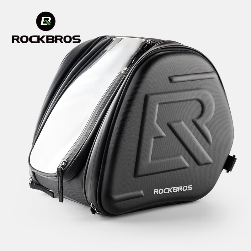 ROCKBROS กระเป๋าถังน้ำมันมอเตอร์ไซค์ EVA เปลือกแข็ง ความจุ 14L ใหญ่ มั่นคง กระเป๋าสามเหลี่ยมสำหรับมอเตอร์ไซค์สกู๊ตเตอร์ อุปกรณ์เสริมมอเตอร์ไซค์ รูปที่ 9