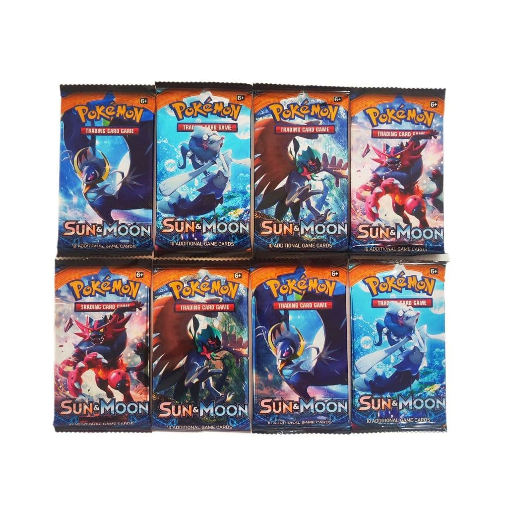 การ์ดโปเกมอน Sun & Moon Sword Shield Lost Thunder Dragon Majesty Trading Card Collection Booster Box Evolutions Pokémon TCG Card 1 แพ็ค รูปที่ 6