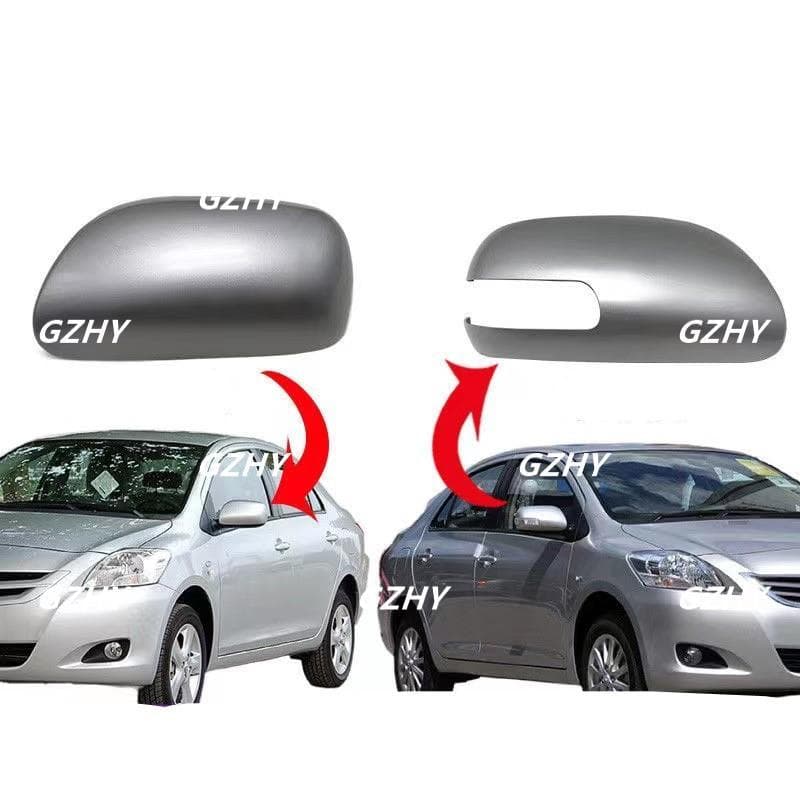 ฝาครอบกระจกมองข้าง สําหรับ toyota vios gen2 batman 2008 2009 2010 2011 2012 รูปที่ 3