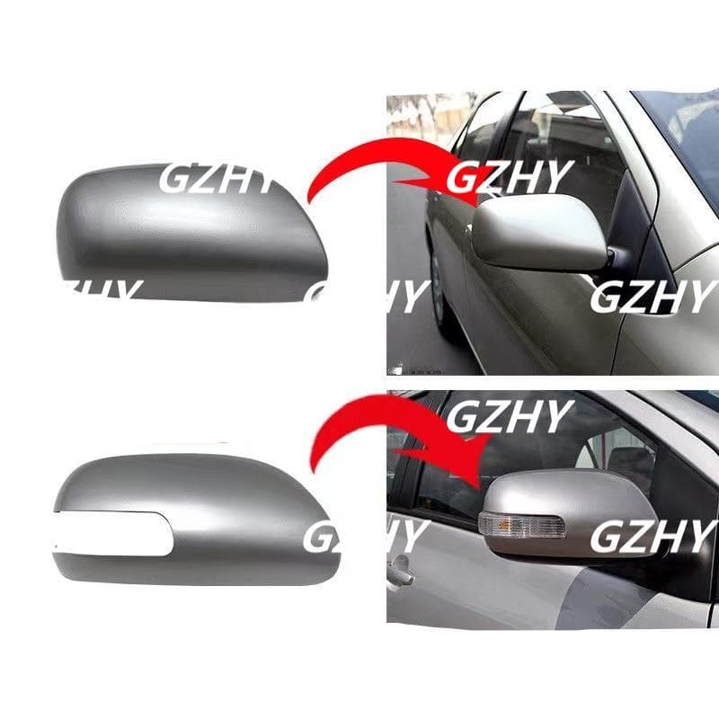 ฝาครอบกระจกมองข้าง สําหรับ toyota vios gen2 batman 2008 2009 2010 2011 2012 รูปที่ 1