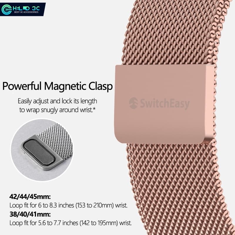 Switcheasy สายนาฬิกาข้อมือ แม่เหล็ก เป็นมิตรกับผิวหนัง สําหรับ apple watch SE2/SE3/7/8/9/10/11/ultra/ultra 2/ultra 3, 38/40/41/42/44/45/46/49 มม. compatible for apple iwatch ultra loop รูปที่ 5