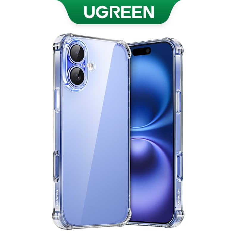 Ugreen เคส iPhone สําหรับ iPhone 16 Pro Max เคสกันกระแทกแบบใสแบบใสเคสใสเคสโทรศัพท์ รูปที่ 1