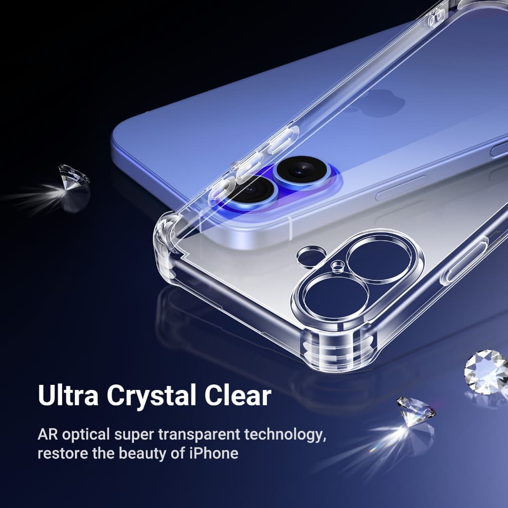 Ugreen เคส iPhone สําหรับ iPhone 16 Pro Max เคสกันกระแทกแบบใสแบบใสเคสใสเคสโทรศัพท์ รูปที่ 5