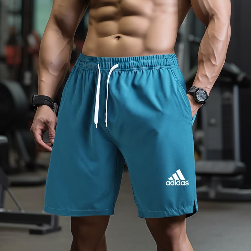 กางเกงขาสั้นสําหรับผู้ชาย sport running gym กางเกงบาสเก็ตบอลกางเกงขาสั้นผู้ชาย plus size seluar pendek sukan #JX-259-AD รูปที่ 6