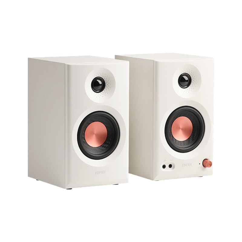 Edifier MR3 ลำโพงมอนิเตอร์สตูดิโอแบบมีไฟเลี้ยง, ระบบลำโพงมอนิเตอร์ 2.0, บลูทูธ 5.4, การรับรอง Hi-Res Audio, กำลังขับออกทั้งหมด 36W RMS, อินพุต TRS, RCA, และ AUX แบบสมดุล, พร้อมซ็อกเก็ตเอาต์พุตหูฟัง, รองรับแอป รูปที่ 9