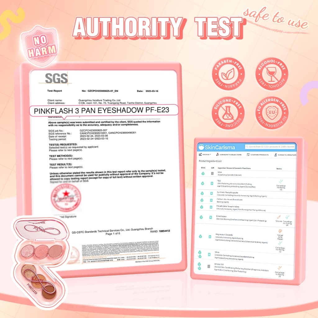 Pinkflash PINKGAME พาเลตต์อายแชโดว์ สีชมพู 11 เฉดสี รูปที่ 4