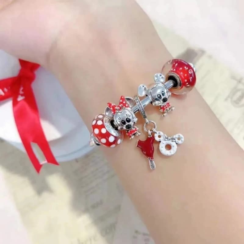 สร้อยข้อมือเงิน 925 พร้อมจี้มินนี่ สไตล์เก๋ รูปที่ 7