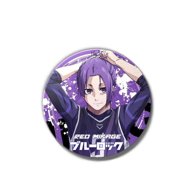 อะนิเมะ BLUE LOCK Isagi Yoichi Chigiri Hyoma Tinplate ป้ายโลหะ Pin อะนิเมะอุปกรณ์ต่อพ่วงของขวัญสะสม รูปที่ 3
