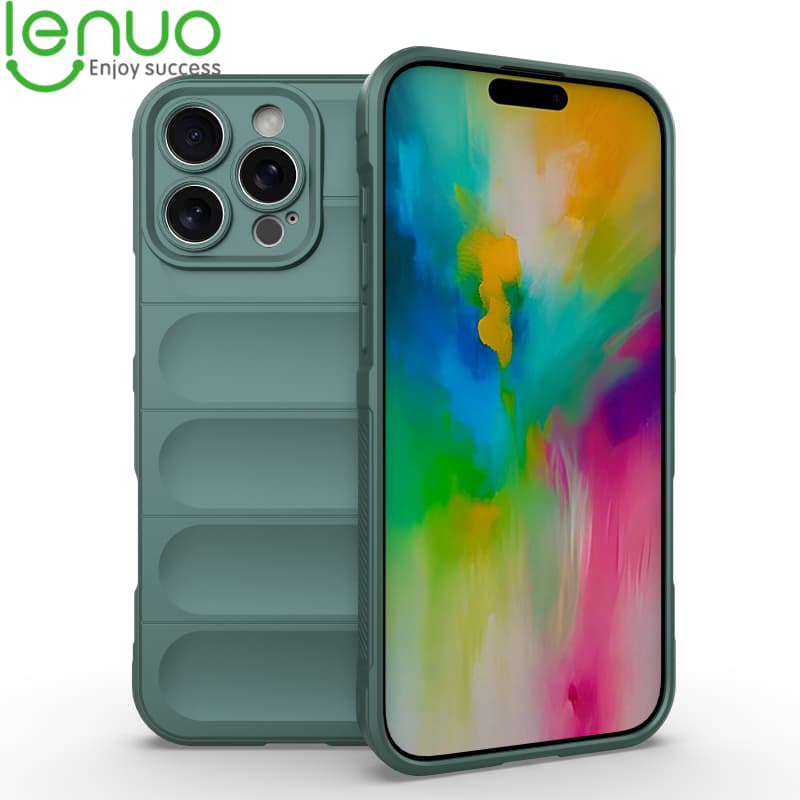 Lenuo เคสโทรศัพท์แบบนุ่มสําหรับ iPhone 15 14 13 Pro Max 15 14 Plus 5G ไอโฟน Case ปลอกซิลิโคนกันกระแทกป้องกัน Flannel ฝาหลัง รูปที่ 1