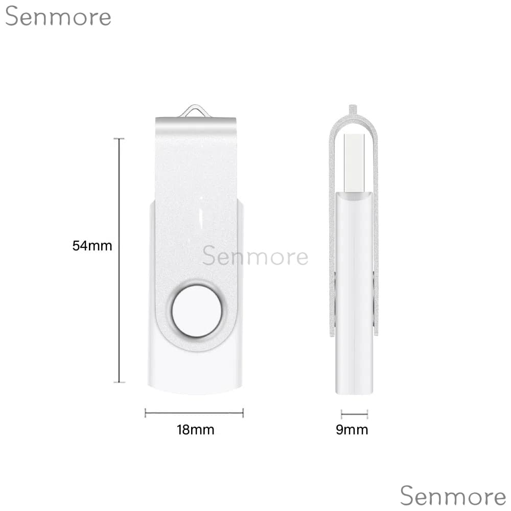 แฟลชไดรฟ์ USB ความจุสูงโลหะ 4GB 8GB 16GB 32GB 64GB 128GB 2.0 แท่งหน่วยความจําแบบพกพาหลายสี รูปที่ 5