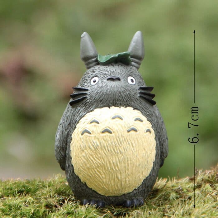 5 ชิ้น/เซ็ต 5-7 ซม.อะนิเมะ Bus หยุด Mei Street โคมไฟดอกไม้สีแดงต้นไม้รุ่น Q Mini Dragon Cat PVC ตัวเลขการกระทําตุ๊กตาของเล่น รูปที่ 5