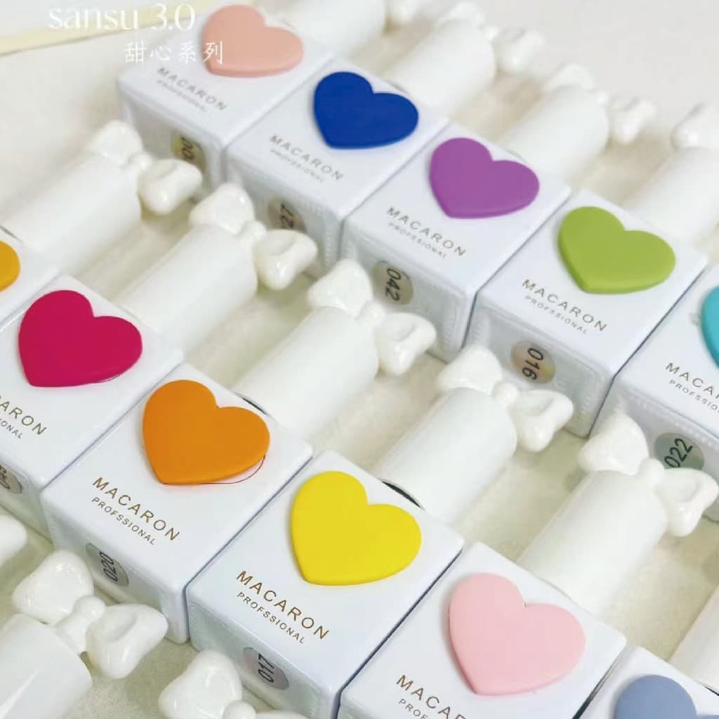 58สี ฟรีชาร์ตสี เบส ท๊อป สีเจล15ml. Sansu 3.0 รุ่น MACARON สีเจลฝาโบว์ สีเจล ยกเซต เซตสีเจล สีแฟลชสีเจล รูปที่ 8