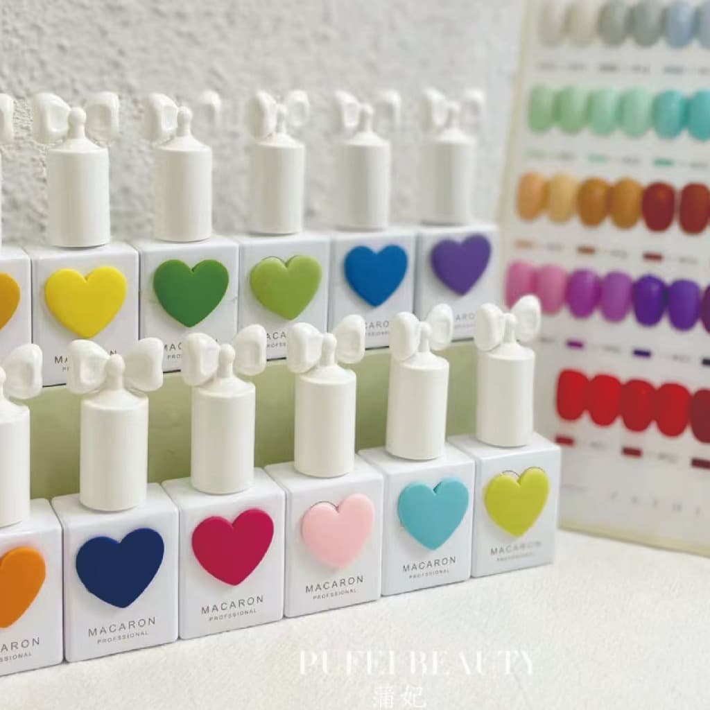58สี ฟรีชาร์ตสี เบส ท๊อป สีเจล15ml. Sansu 3.0 รุ่น MACARON สีเจลฝาโบว์ สีเจล ยกเซต เซตสีเจล สีแฟลชสีเจล รูปที่ 3