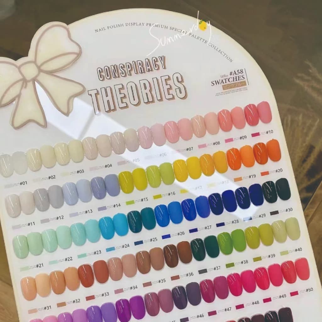 58สี ฟรีชาร์ตสี เบส ท๊อป สีเจล15ml. Sansu 3.0 รุ่น MACARON สีเจลฝาโบว์ สีเจล ยกเซต เซตสีเจล สีแฟลชสีเจล รูปที่ 9