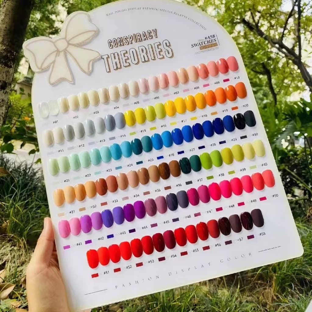 58สี ฟรีชาร์ตสี เบส ท๊อป สีเจล15ml. Sansu 3.0 รุ่น MACARON สีเจลฝาโบว์ สีเจล ยกเซต เซตสีเจล สีแฟลชสีเจล รูปที่ 5