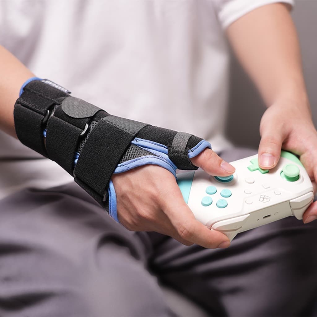 VELPEAU สายรัดข้อมือ Thumb Spica Splint Support สําหรับ Tenosynovitis ของ De Quervain, Carpal Tunnel Syndrorm, โคลงสําหรับโรคข้ออักเสบ, แพลง, กีฬาการบาดเจ็บบรรเทาอาการปวด รูปที่ 8