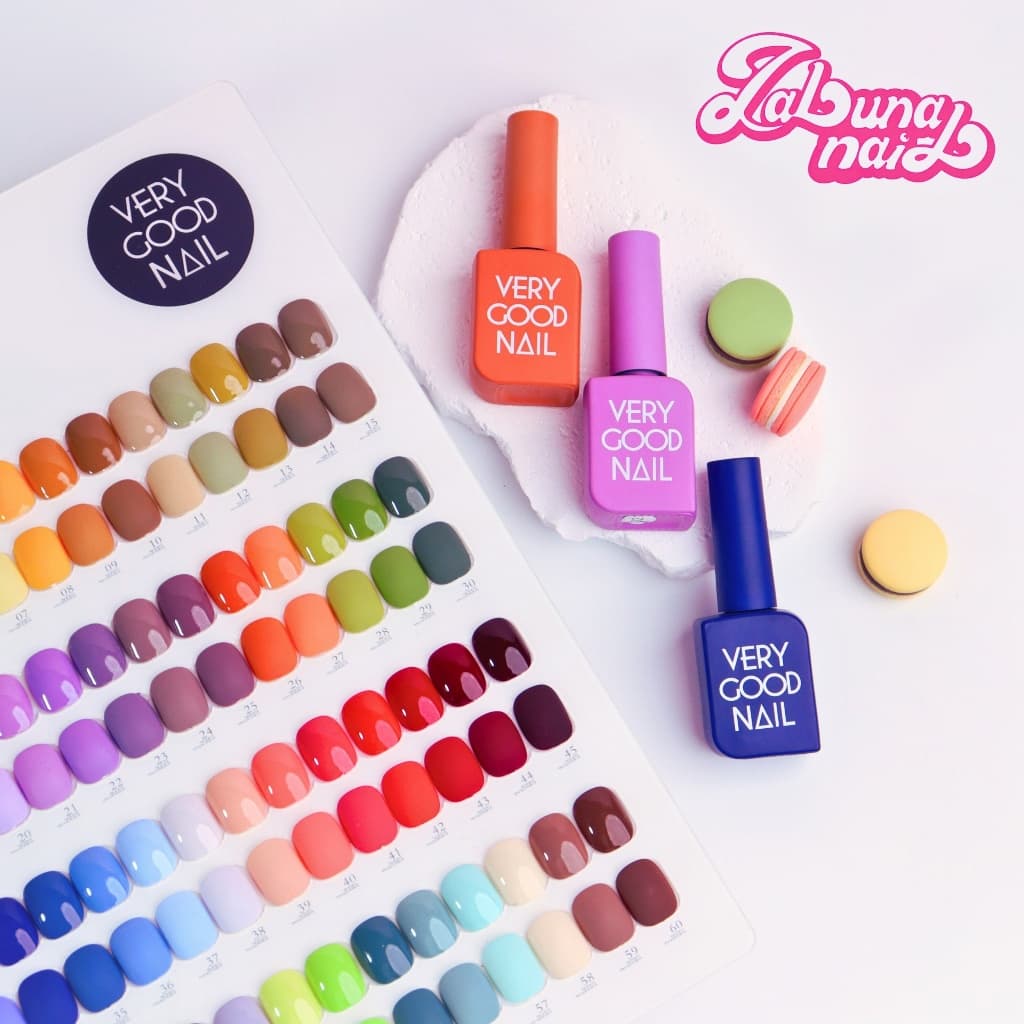 Very Good Nail 60 สี ชุดยาทาเล็บเจล แผนภูมิแสดงสีฟรี+TOP COAT+BASE COAT 15ml/ขวด รูปที่ 6