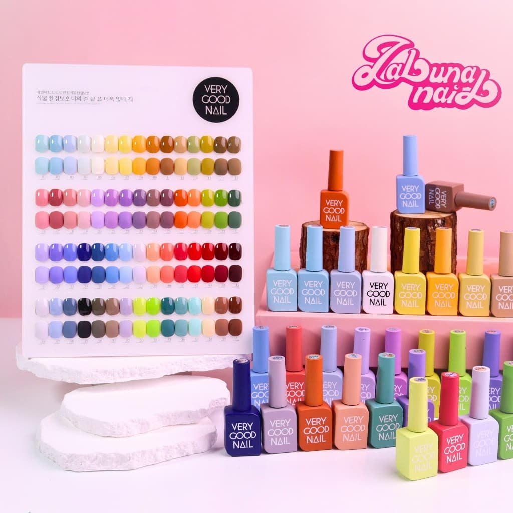 Very Good Nail 60 สี ชุดยาทาเล็บเจล แผนภูมิแสดงสีฟรี+TOP COAT+BASE COAT 15ml/ขวด รูปที่ 2