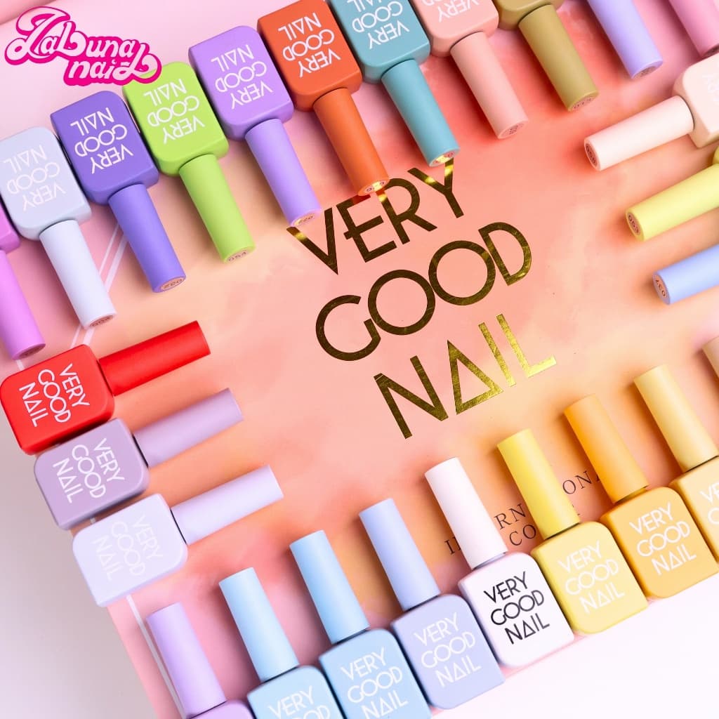 Very Good Nail 60 สี ชุดยาทาเล็บเจล แผนภูมิแสดงสีฟรี+TOP COAT+BASE COAT 15ml/ขวด รูปที่ 3