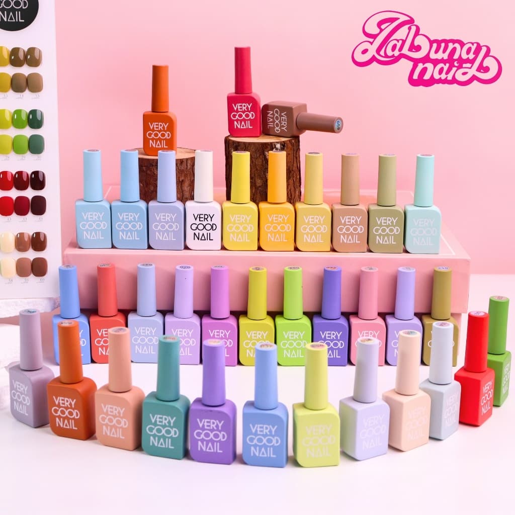 Very Good Nail 60 สี ชุดยาทาเล็บเจล แผนภูมิแสดงสีฟรี+TOP COAT+BASE COAT 15ml/ขวด รูปที่ 5