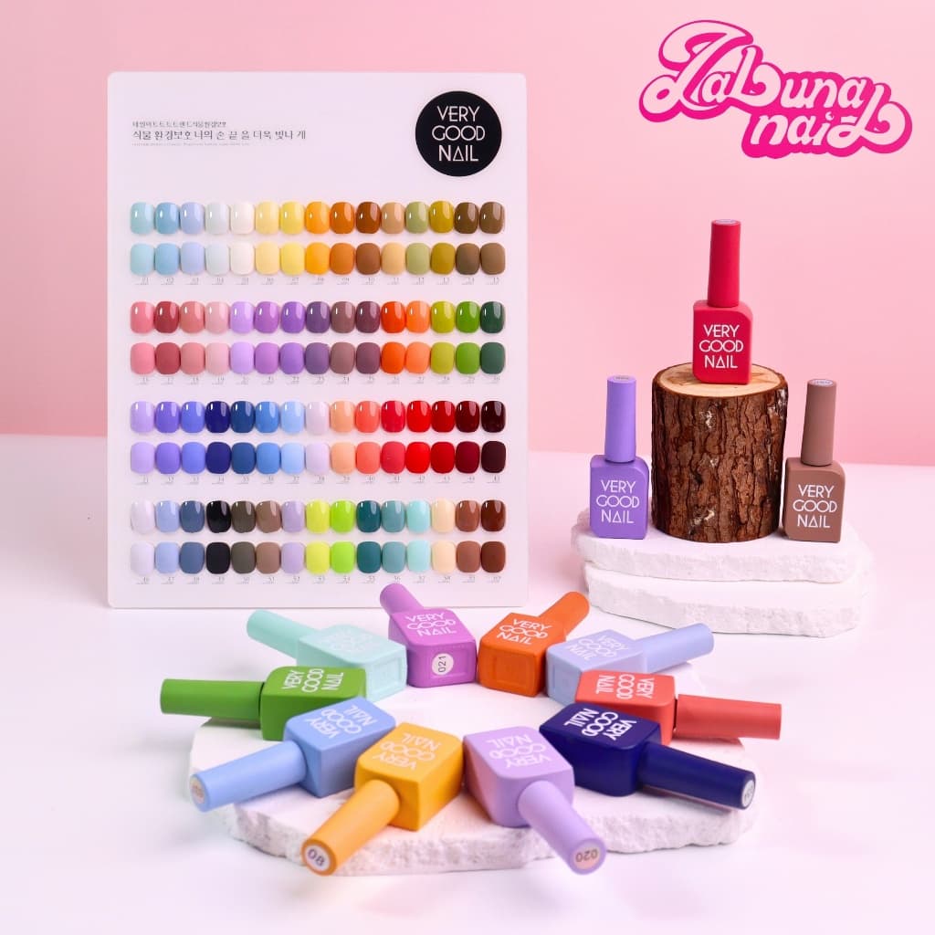 Very Good Nail 60 สี ชุดยาทาเล็บเจล แผนภูมิแสดงสีฟรี+TOP COAT+BASE COAT 15ml/ขวด รูปที่ 4