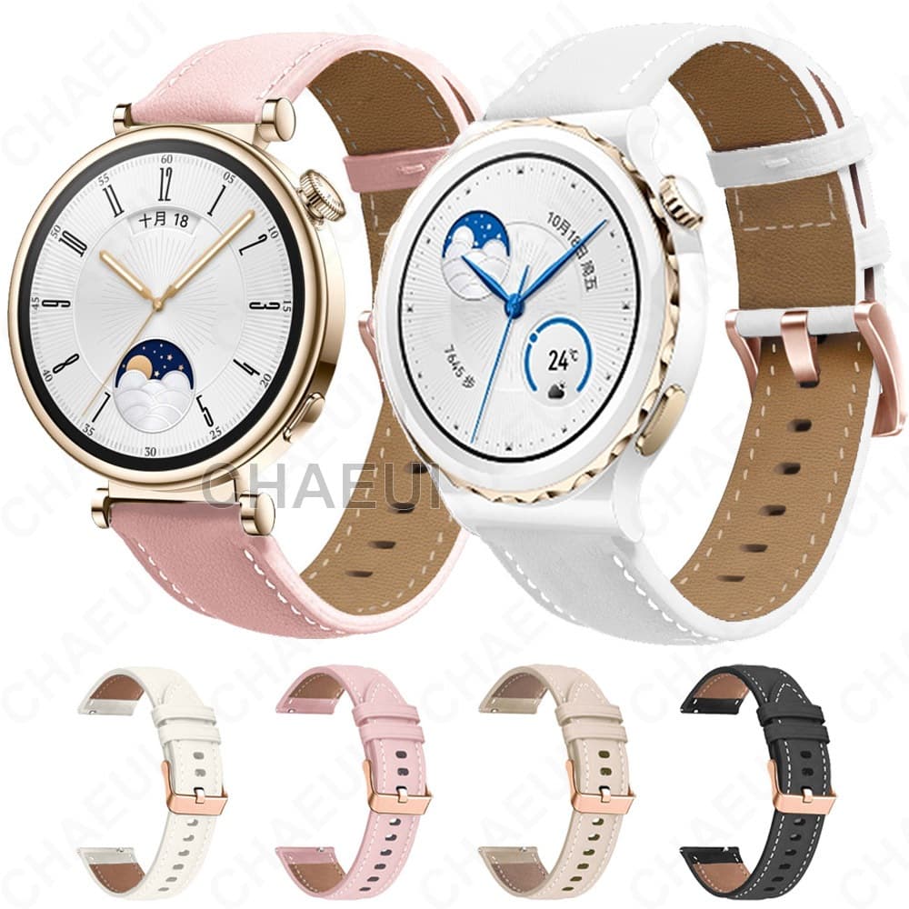 สายหนังสร้อยข้อมืออุปกรณ์เสริมสําหรับ Huawei Watch GT6 41mm / GT5 41mm / GT4 41mm / GT5 Pro 42mm / Huawei Watch 5 42mm รูปที่ 1