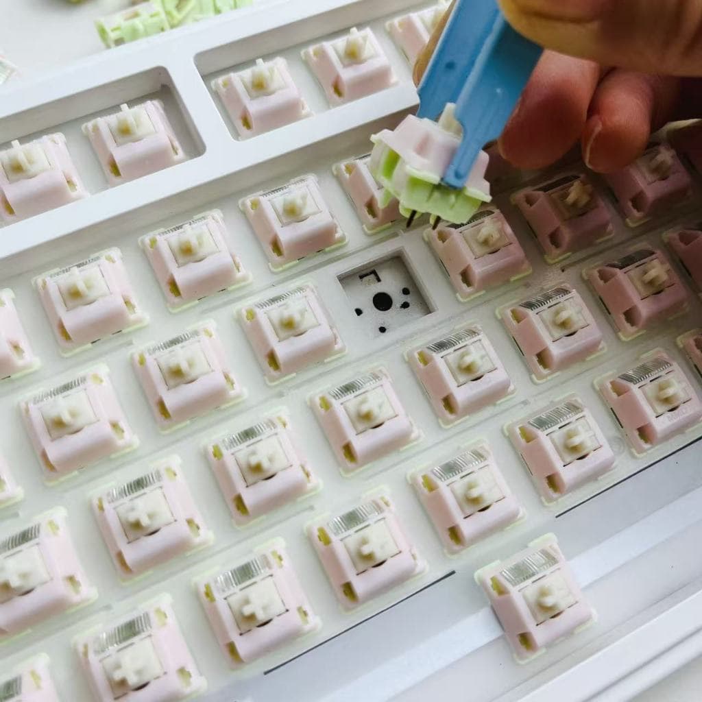 10PCS MMD VIVIAN Linear Switch V2 43g 5pin โรงงาน Prelubed พร้อมไฟ Difusser HiFi เสียง Hot Swappable MX ประเภทสําหรับที่กําหนดเองคีย์บอร์ด รูปที่ 6