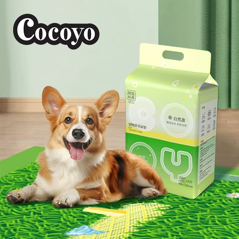 Cocoyo Pet Pad แผ่นรองฉี่สัตว์เลี้ยง ซับปัสสาวะสุนัข แมว แผ่นรองฝึกขับถ่าย ซึมซับ แผ่นรองหญ้าของจริง รูปที่ 9