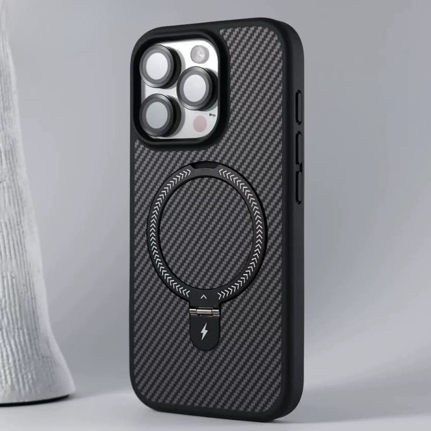 【Matte acrylic hard case/Invisible bracket/Brown】เคส compatible for iphone 11 12 13 14 15 16 pro max case รูปที่ 8