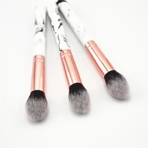 PY.th E118 แปรงแต่งหน้า ขนแปรงนุ่ม ลายหินอ่อน สำหรับไฮไลท์ บลัชออน ปัดแก้ม 1 ชิ้น รูปที่ 8