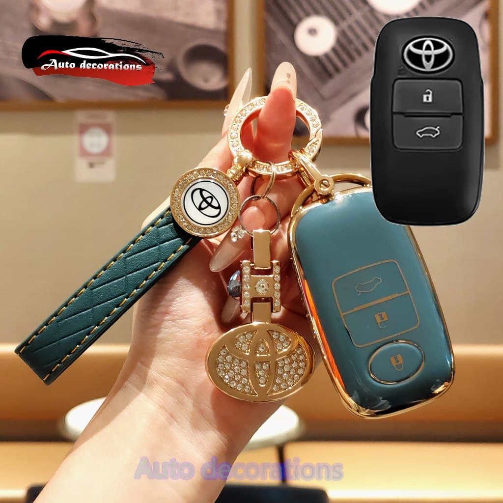 เคสกุญแจรถ Toyota YARIS 3 ปุ่ม Toyota raize avanza YARIS ativ/vios/YARIS CROSS ฝาครอบกุญแจ รูปที่ 9
