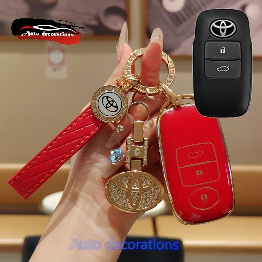 เคสกุญแจรถ Toyota YARIS 3 ปุ่ม Toyota raize avanza YARIS ativ/vios/YARIS CROSS ฝาครอบกุญแจ รูปที่ 8