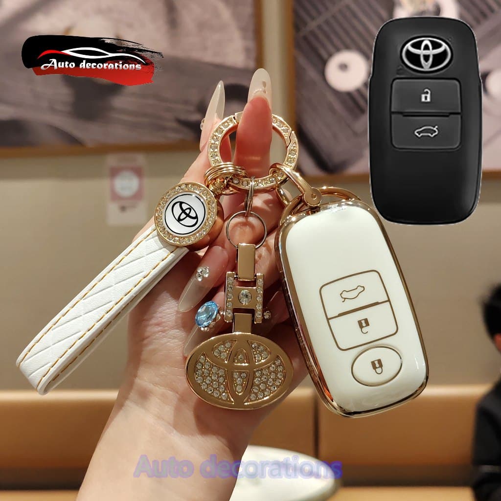 เคสกุญแจรถ Toyota YARIS 3 ปุ่ม Toyota raize avanza YARIS ativ/vios/YARIS CROSS ฝาครอบกุญแจ รูปที่ 7