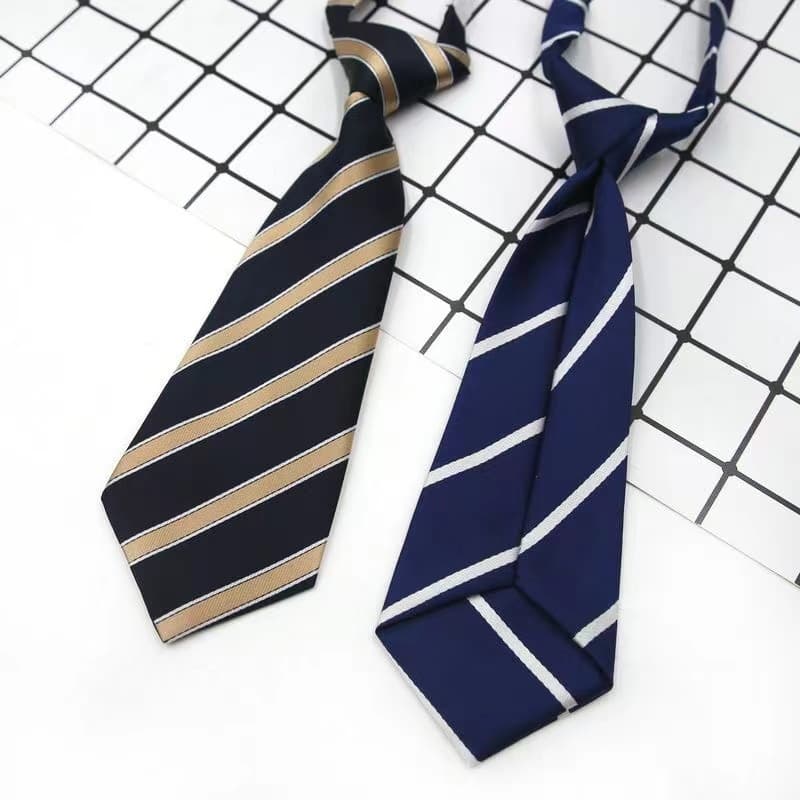 เด็กอนุบาล เน็คไทสีทึบแคนดี้ เด็ก bowtie เด็กผู้หญิง นักเรียนชายสั้น mini Lazy Tie รูปที่ 9