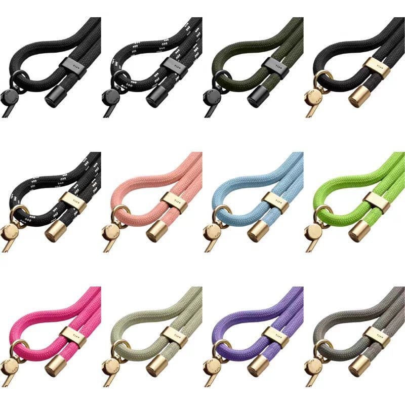 Casetify 6 มม.Bold Braided Rope Strap Retractable ปรับแขวนคอ Crossbody Chain มัลติฟังก์ชั่นเคสโทรศัพท์ Lanyard รูปที่ 7