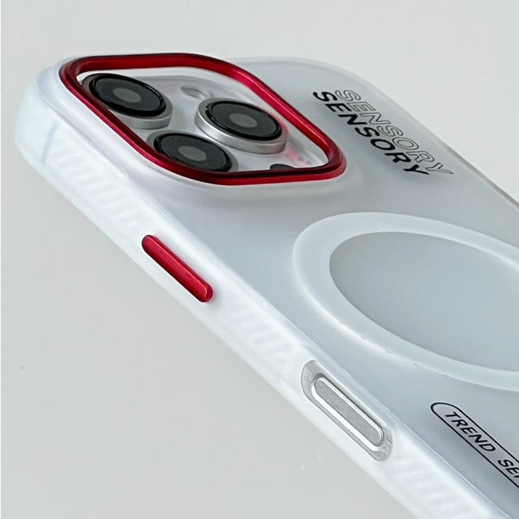 เคสโทรศัพท์แม่เหล็กโปร่งแสงสุดเท่และหรูหรา Compatible for iPhone 16 Pro Max 11 12 13 14 15 PRO MAX เคสแข็งป้องกันการตกแบบด้านเรียบง่าย รูปที่ 7