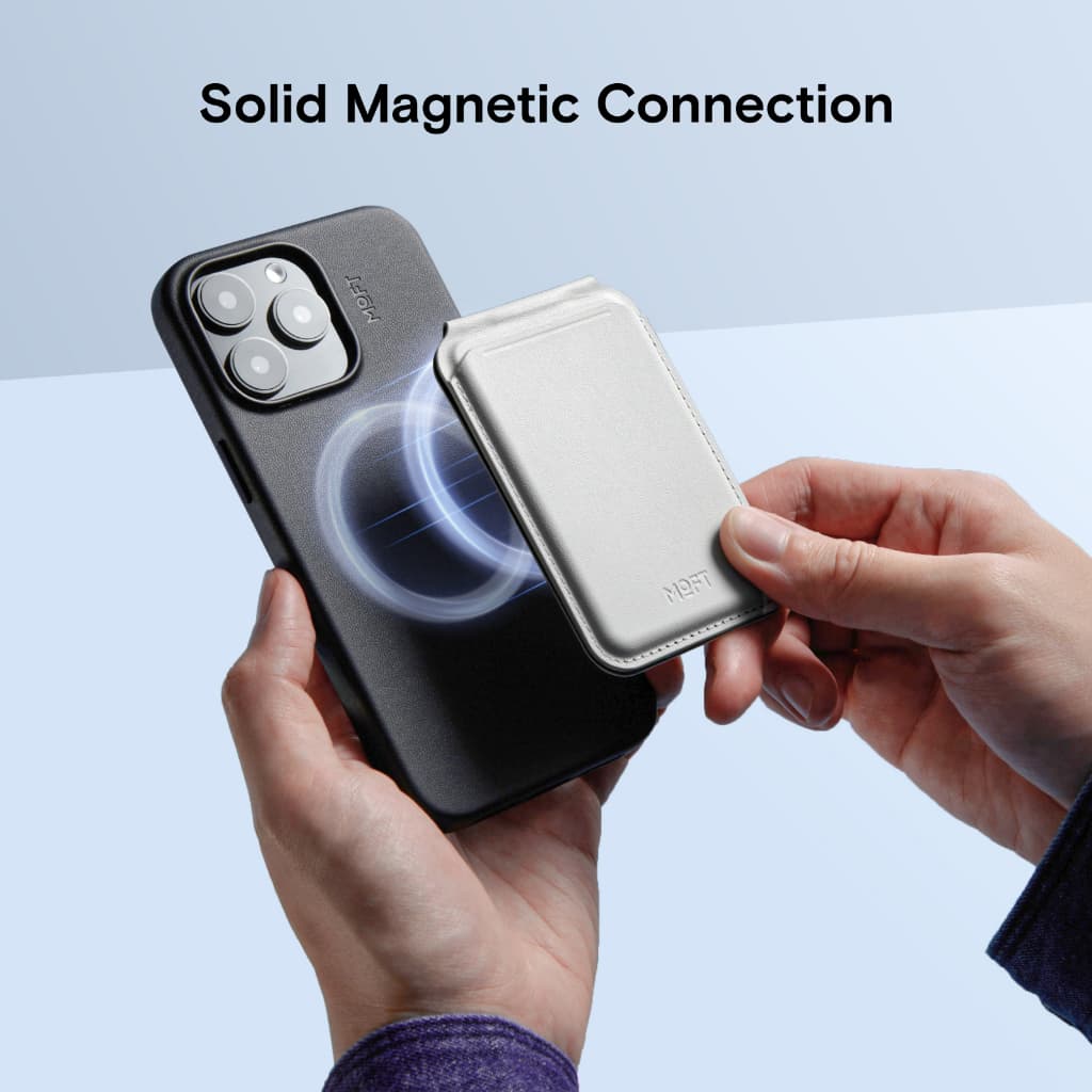 MOFT Snap Flash Wallet ขาตั้งโทรศัพท์มือถือ กระเป๋าสตางค์ พร้อม MagSaf ใช้งานสะดวก ทนทาน สําหรับสมาร์ทโฟน เปิดหน้าต่าง ID และบานพับเหล็ก รูปที่ 3
